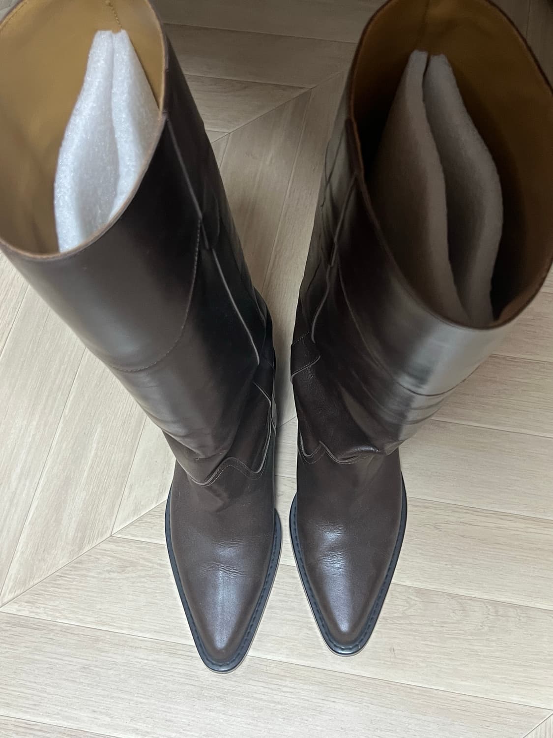 (상태좋음 235-240)에토스 브라운 롱 부츠🤎👢 상품이미지4