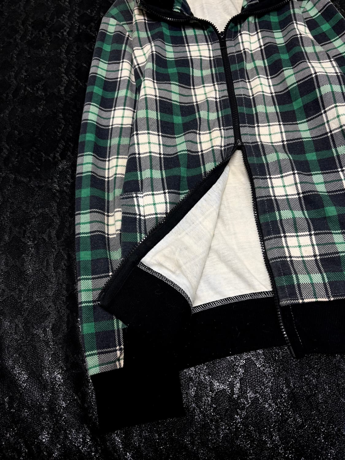 “TAKEO KIKUCHI” Green Check Pattern Y2K 상품이미지2