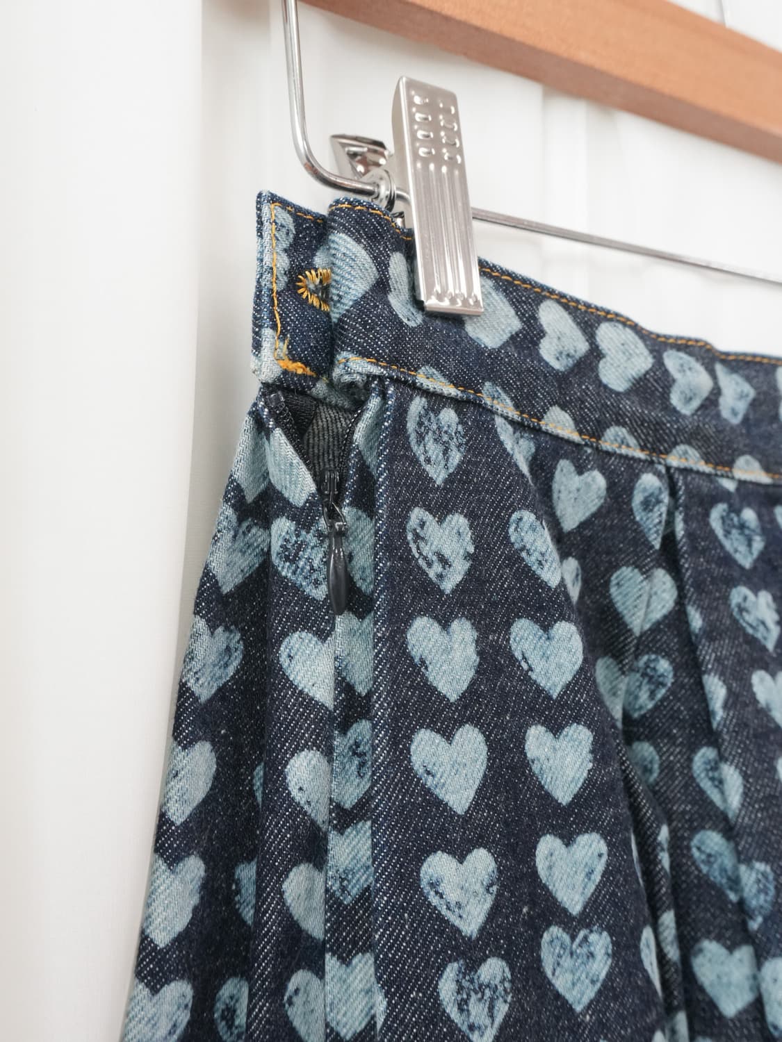 Ozone Community Heart Denim Skirt (25) 상품이미지4