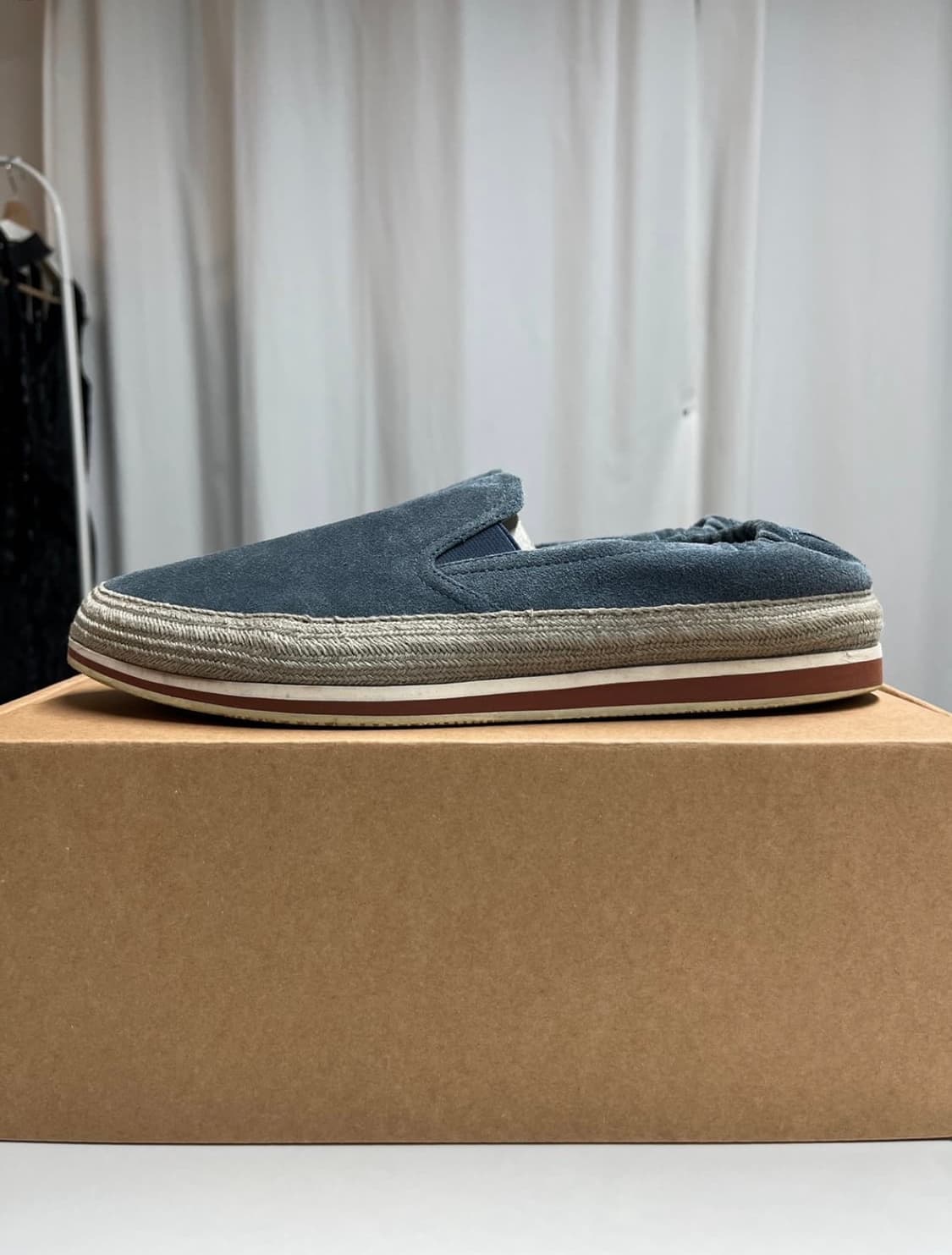 (270,uk8) 프라다 리네아 로사 에스파드류 상품이미지1