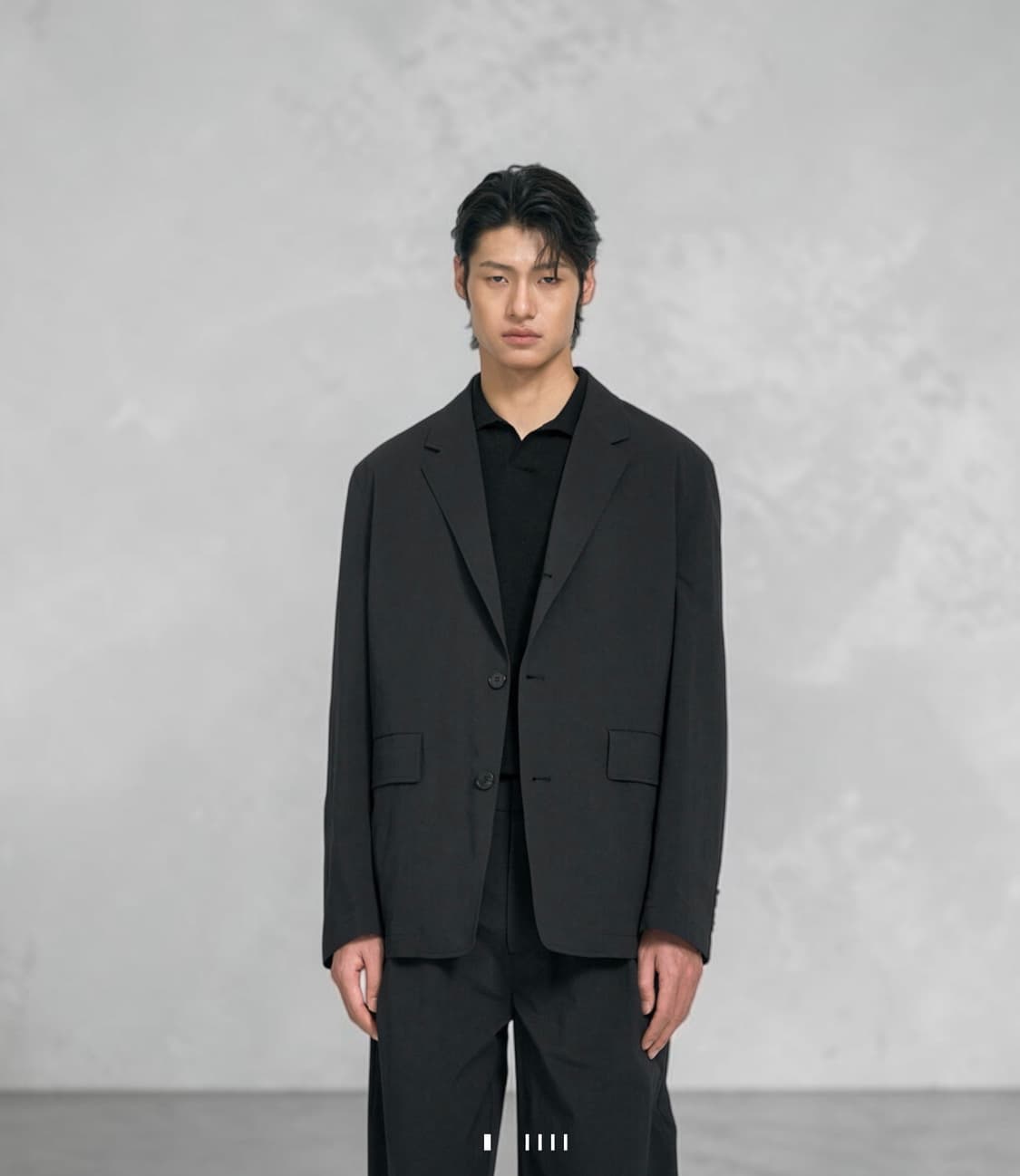 110/ 시스템옴므 25SS 크링클 스트레치 싱글 자켓 상품이미지1