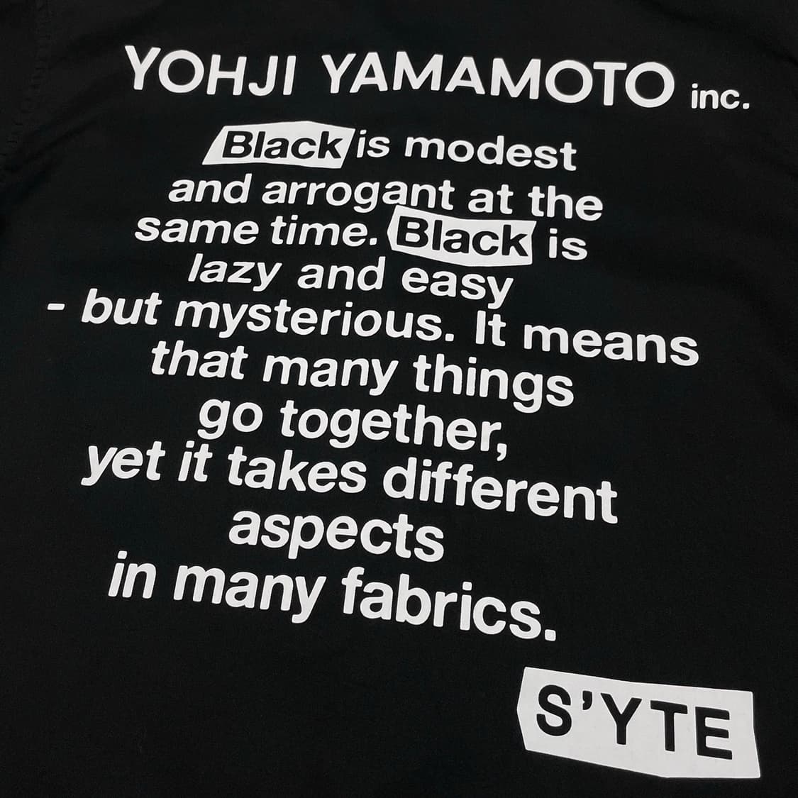 요지 야마모토 (S’YTE Yohji Yamamoto)  상품이미지4
