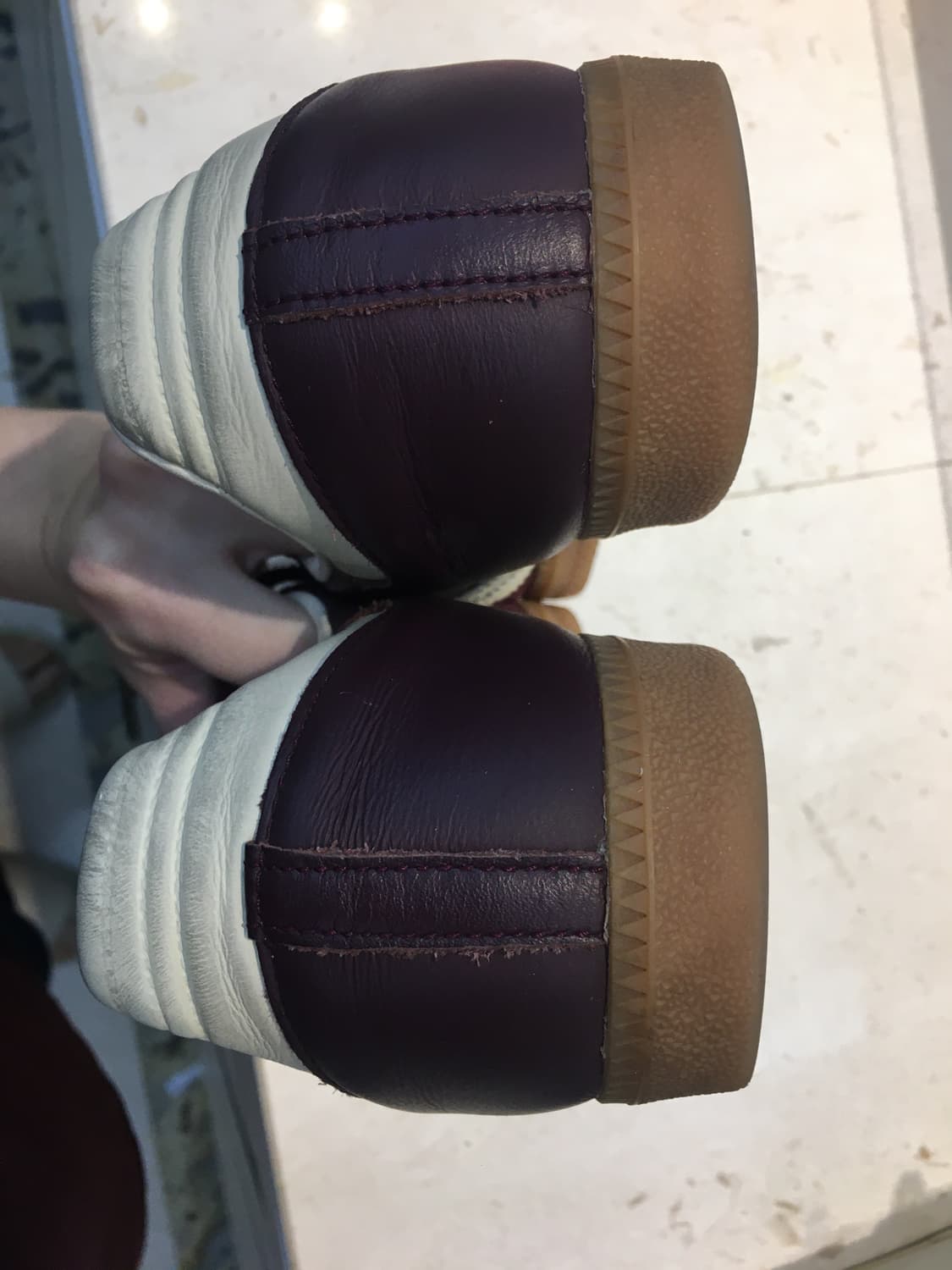 아디다스 삼바 마룬 크림 화이트 상품이미지4