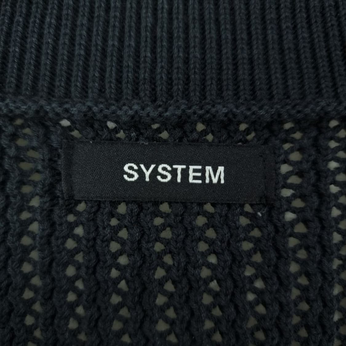 [시스템] 22 F/W 그래픽 자수 오버핏 니트 베스트 조끼 M19960 상품이미지8