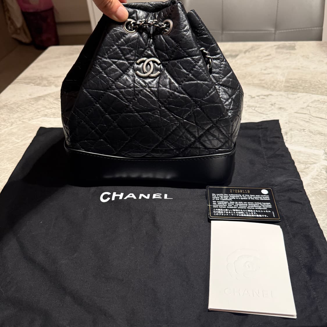 샤넬 가브리엘 백팩 블랙 스몰 27번대 상품이미지1