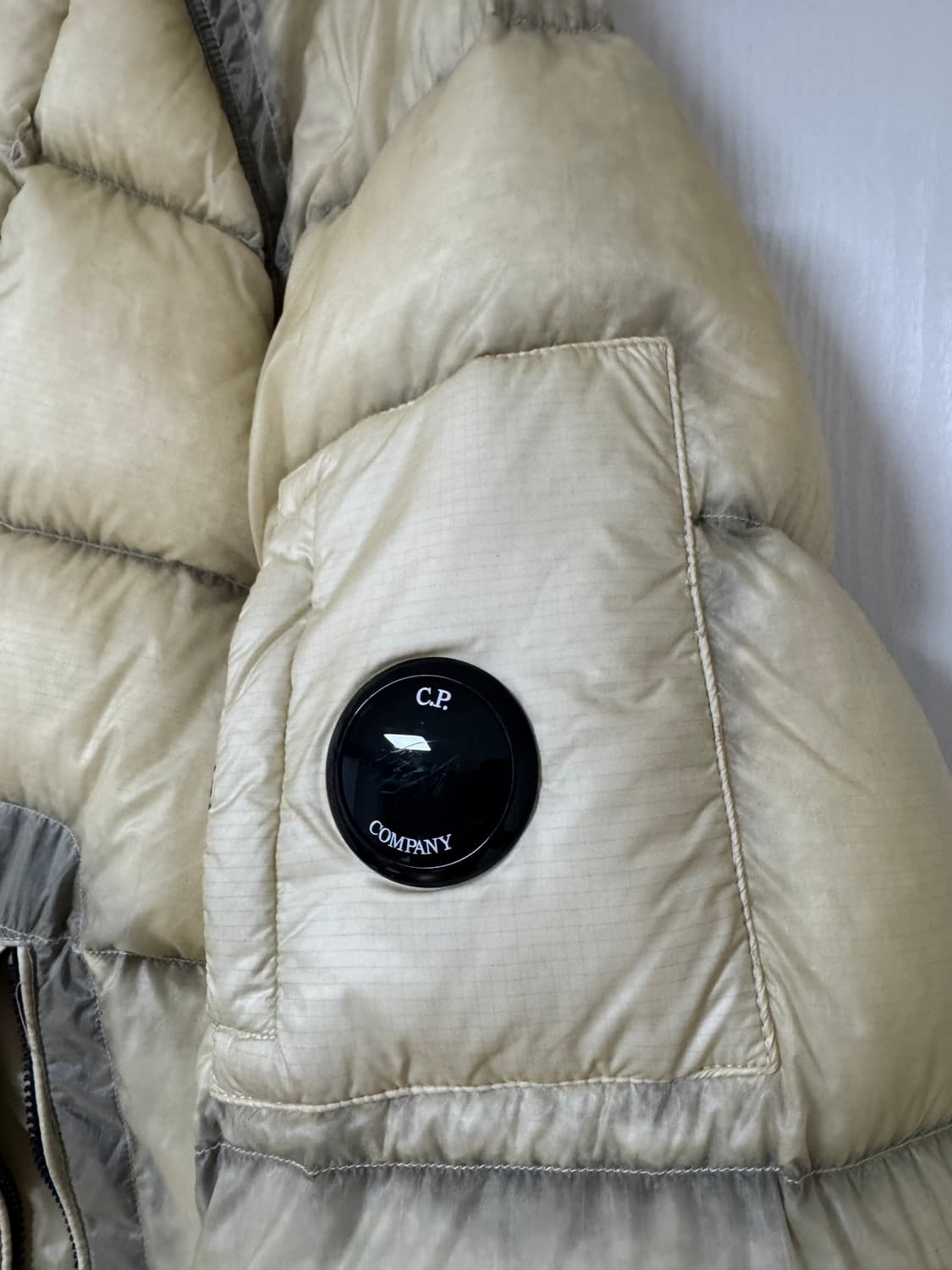 C.P. 컴퍼니 D.D. 쉘 후드 다운 자켓 피스타치오 쉘 베이지 L 상품이미지6