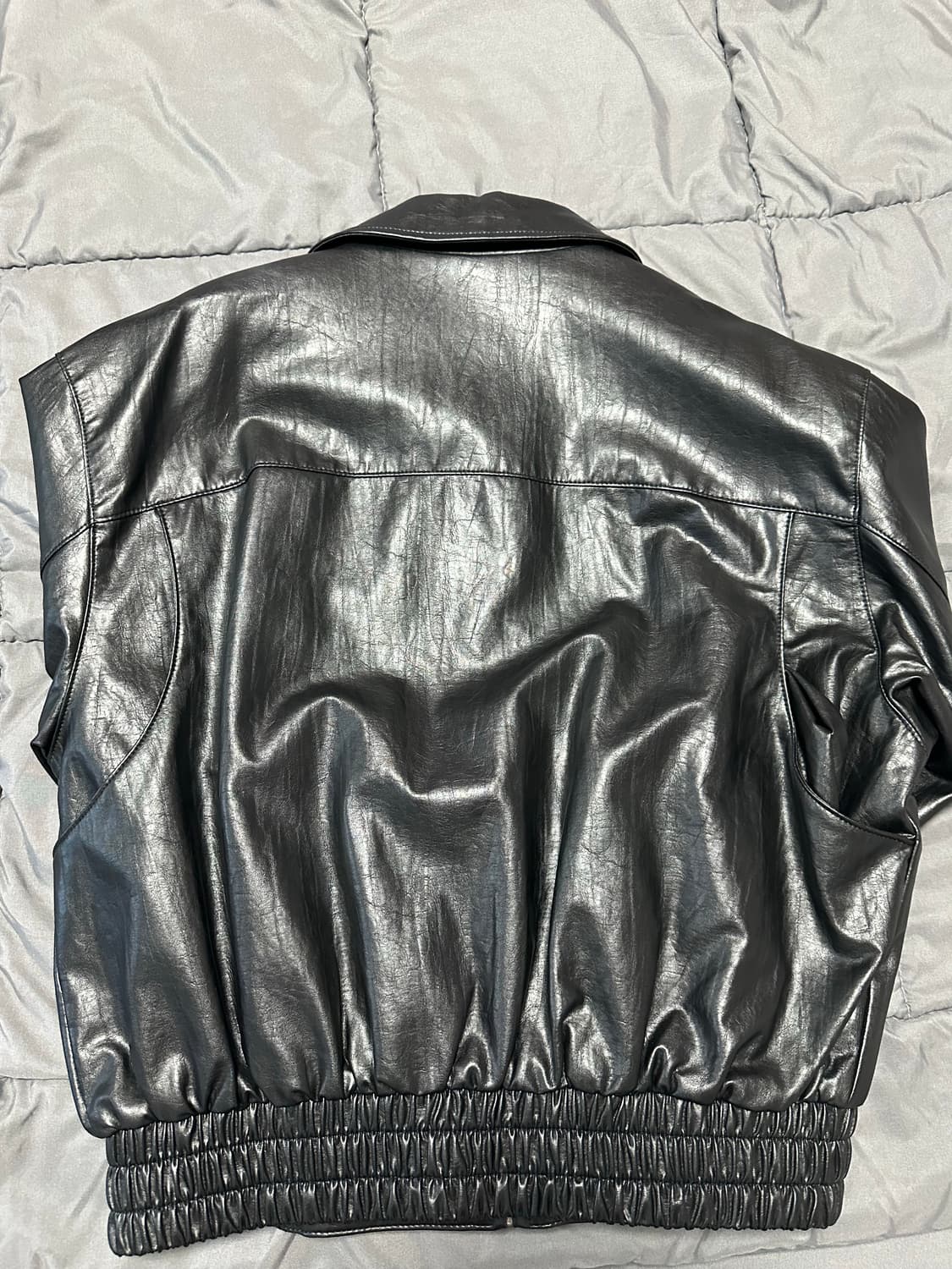 플랙x깡 가죽자켓 상품이미지2