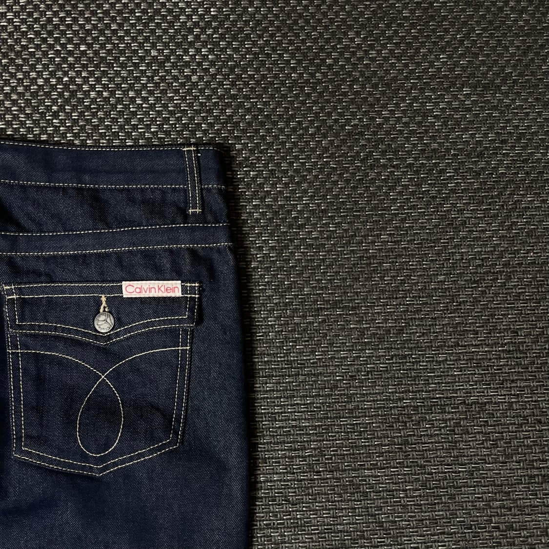 (34) 캘빈클라인 진청 와이드 데님 팬츠 상품이미지6