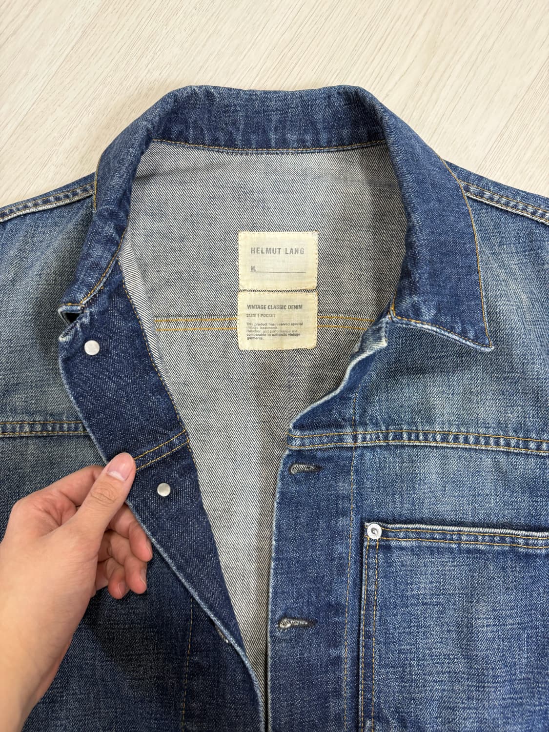 헬무트랭 데님자켓 상품이미지4