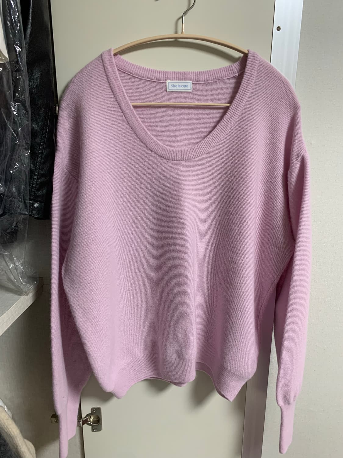 일괄) 쉬이즈큐트 웜피크닉니트 베이비핑크+페어리스커트 상품이미지8