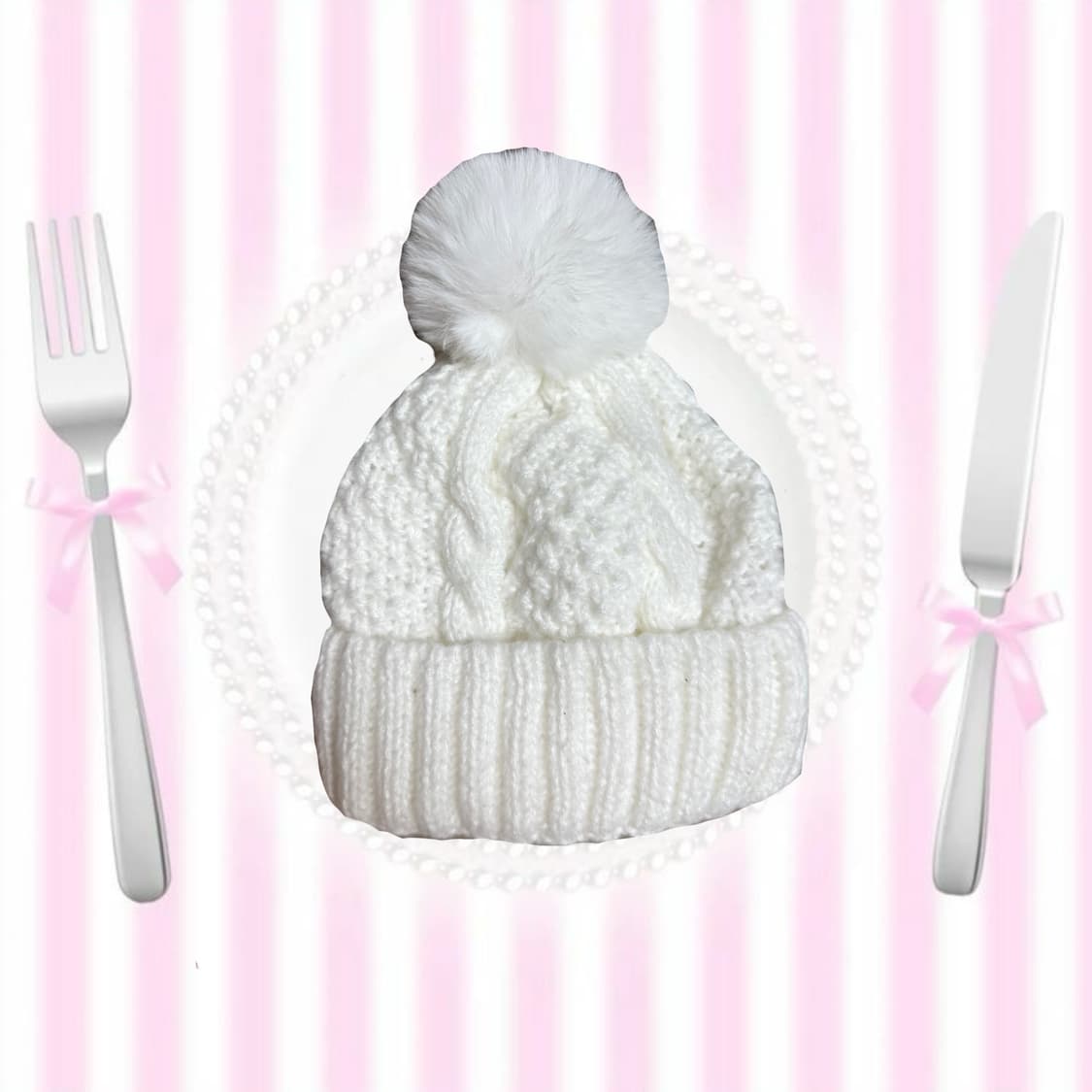 폼폼 비니 상품이미지1