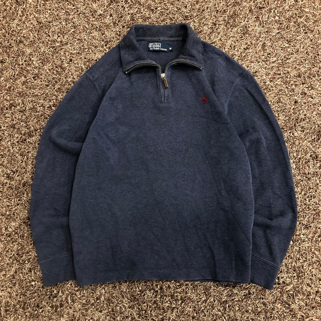 폴로 랄프로렌 네이비 하프집업 니트 상품이미지2