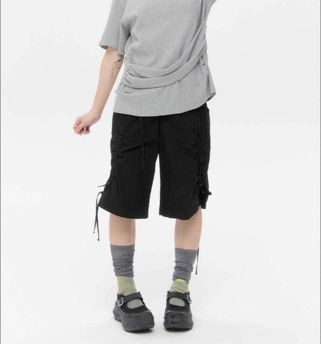 타입서비스 Lace Trim Strap Pants 상품이미지1