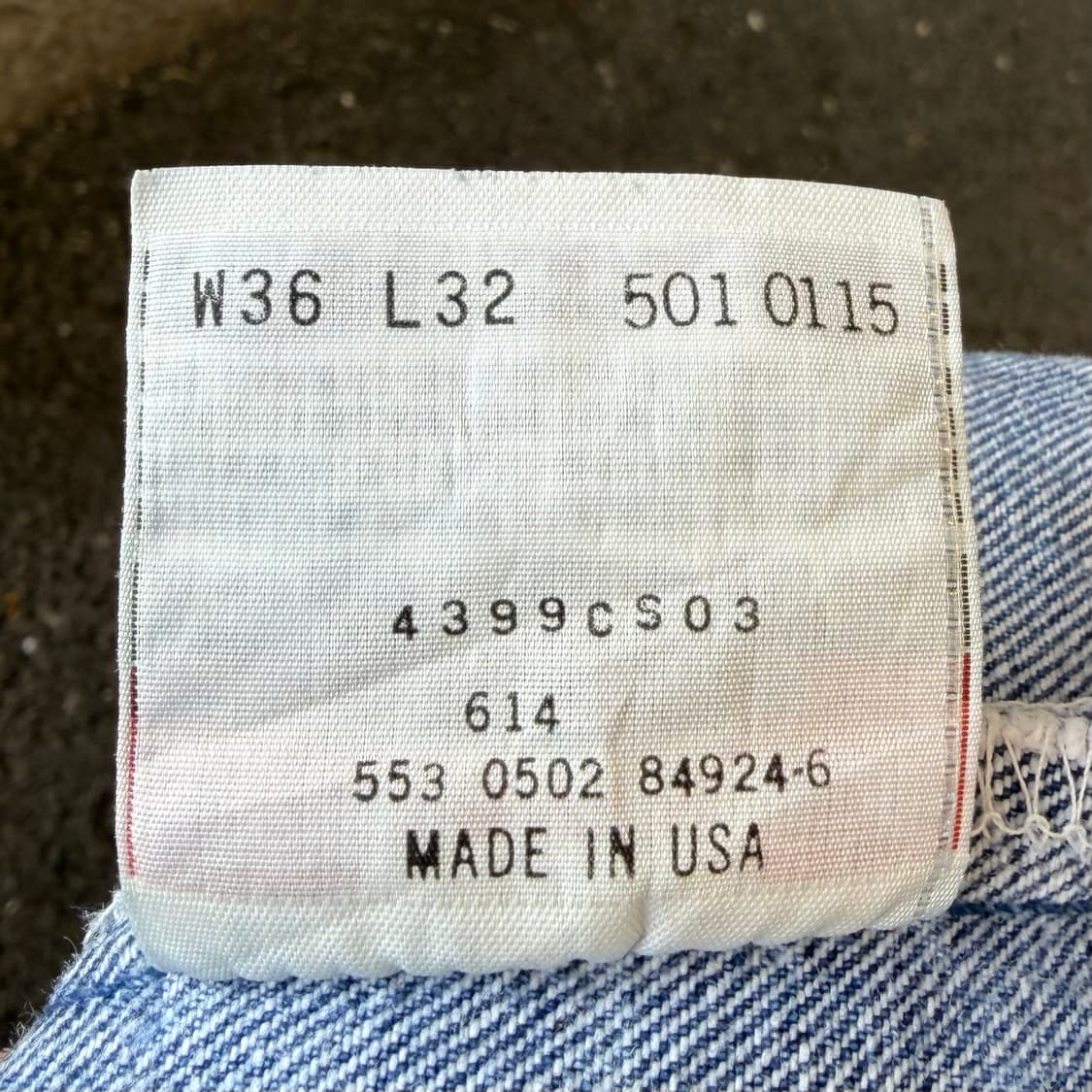 90s USA 빈티지 리바이스 501 상품이미지10