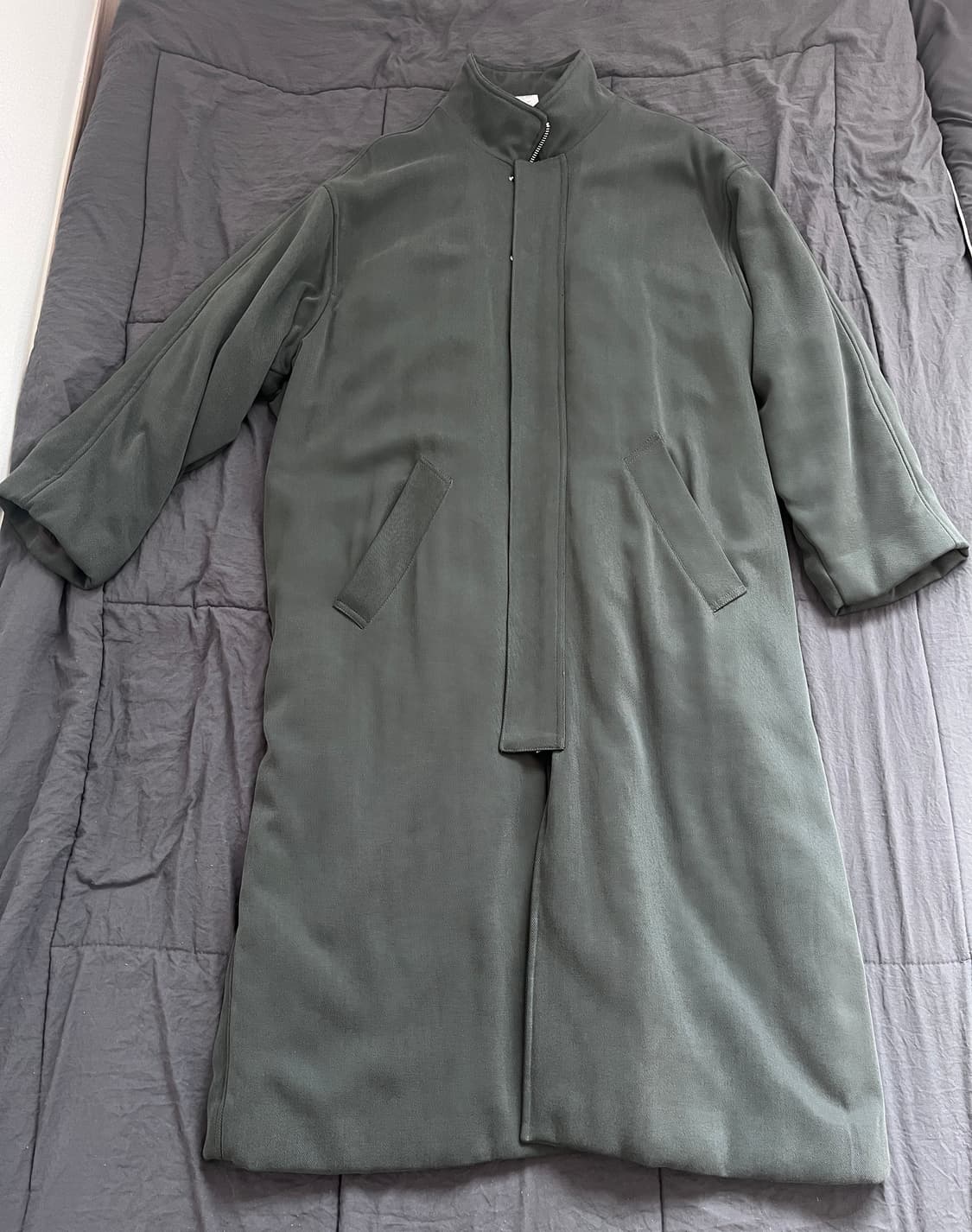 [M] 마리아노 sleepingbag coat 벤지나 그레이 상품이미지9