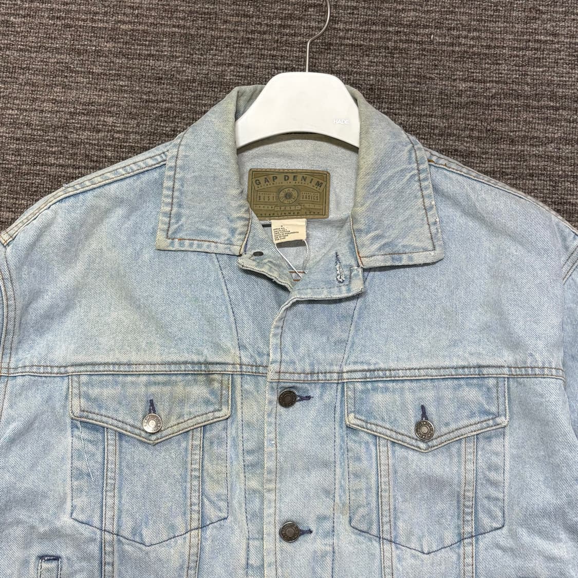 90s gap 올드갭 데님자켓 상품이미지2