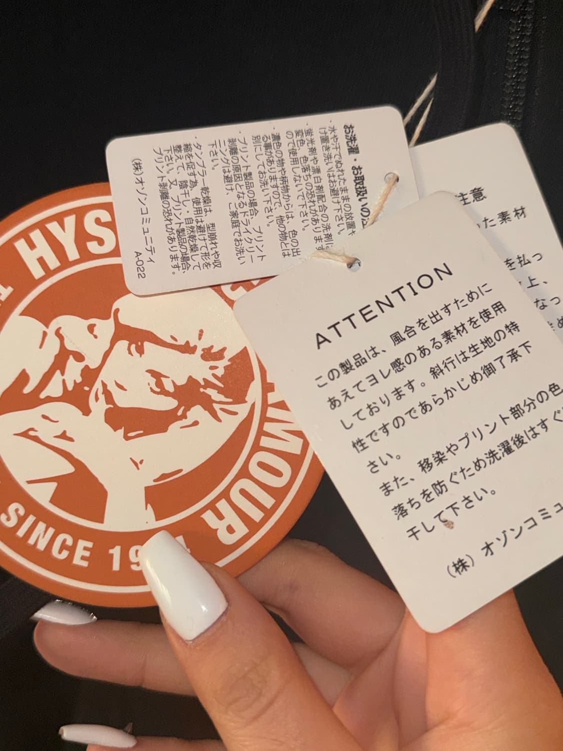 Hysteric Glamour 24ss sleeveless hoodie 상품이미지3