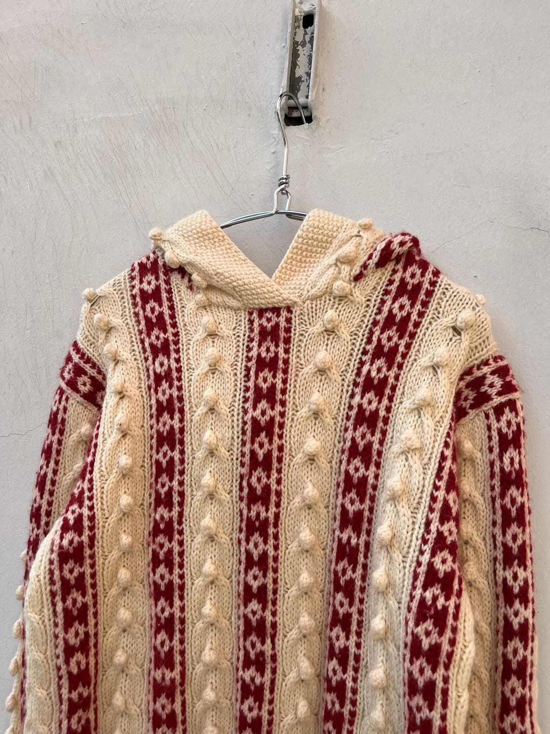 Hand made vintage 니트 후디 상품이미지2