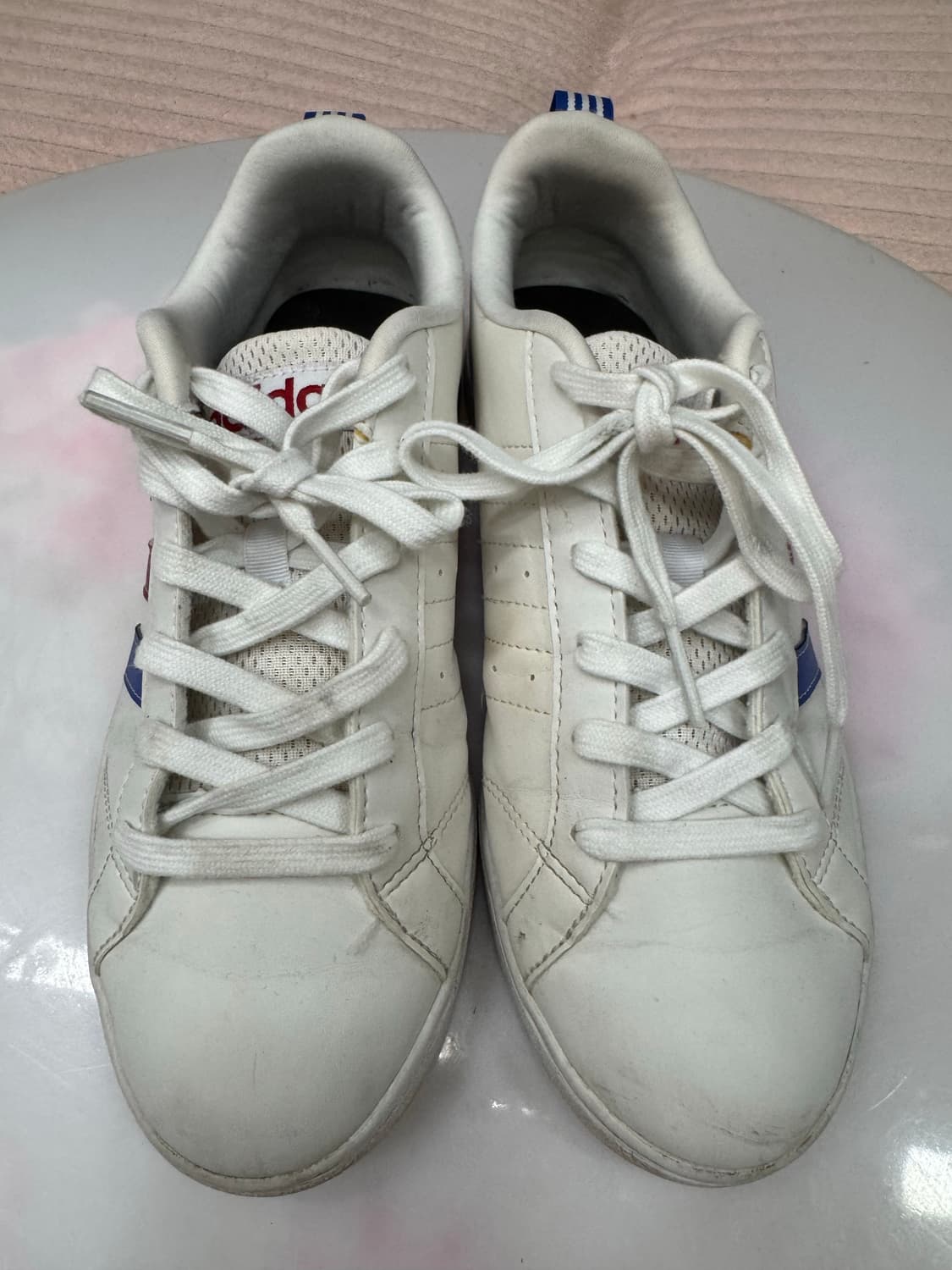 adidas 아디다스 삼선 스니커즈 (화이트,블루,레드) 상품이미지6