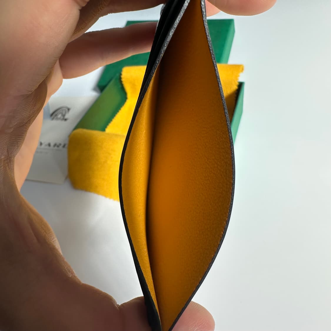 [새상품] 고야드 생쉴피스 카드지갑 블랙 풀구성 상품이미지7