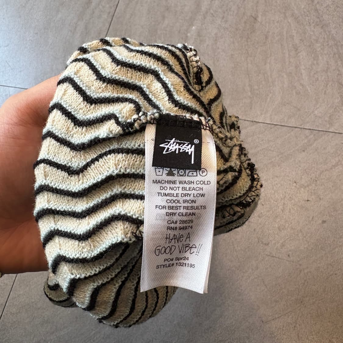 스투시 스컬캡 크링클 스티치 클라우드 비니  상품이미지4