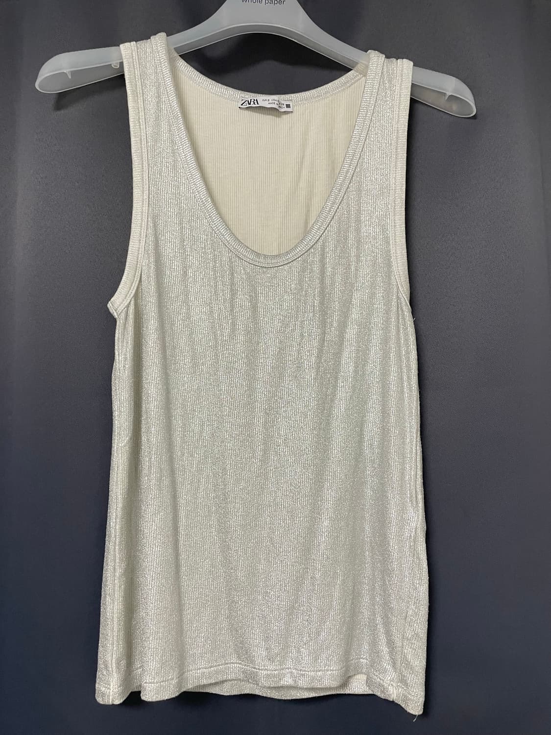 자라 실버 슬리브리스 상품이미지1