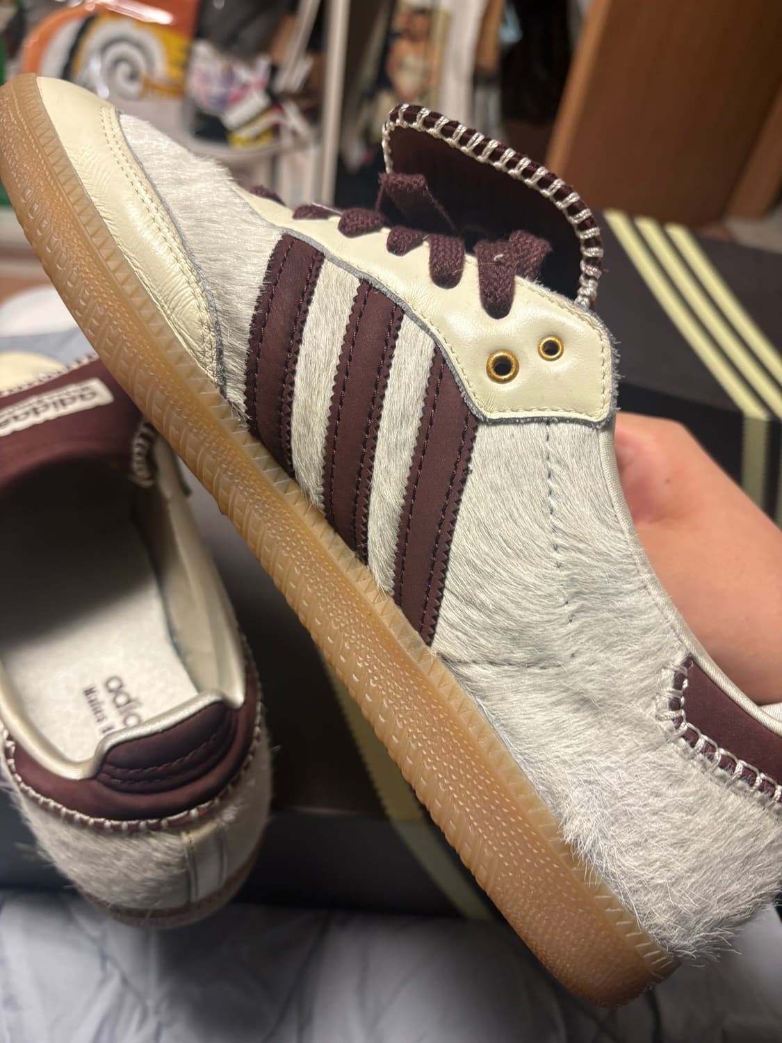 아디다스 웨일즈보너 삼바 크림 305 풀박 상품이미지6