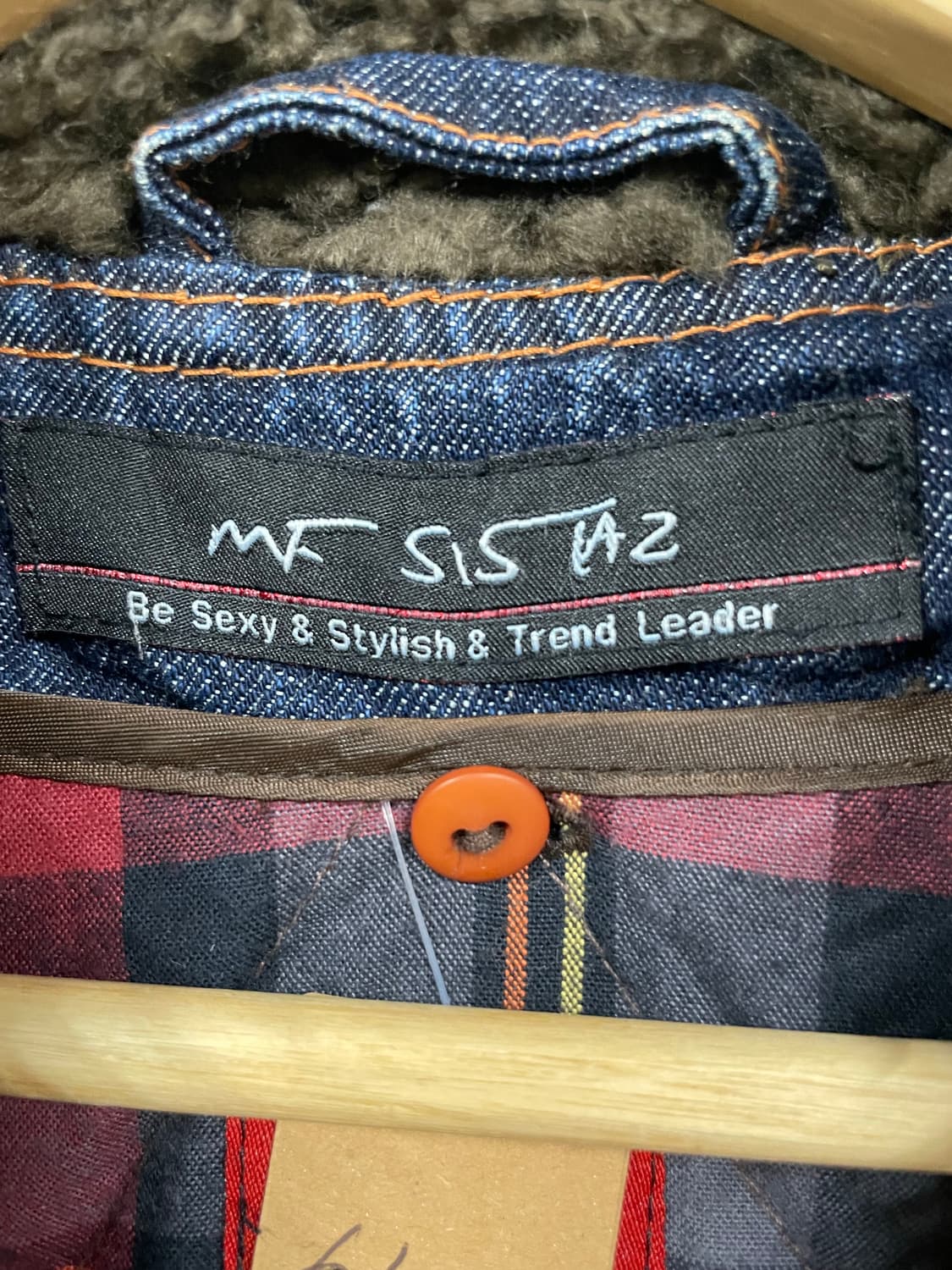 mfsistaz 퍼 데님 자켓 상품이미지5