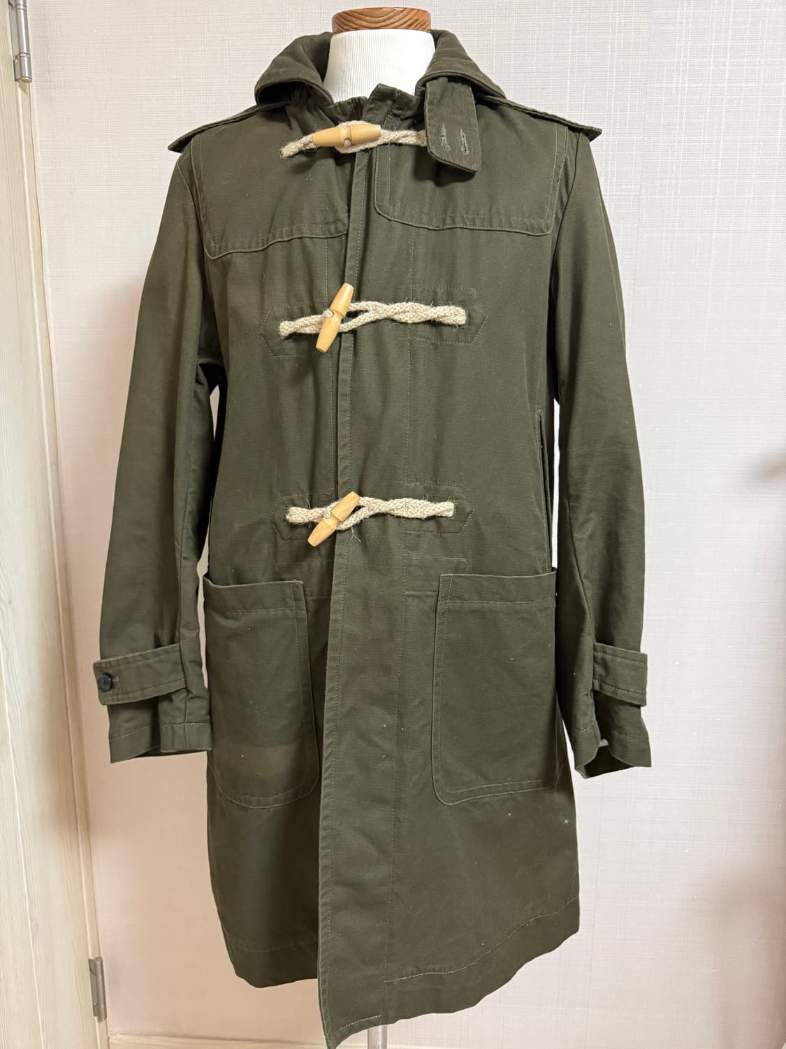 프리즘웍스 더플코트 면자켓 상품이미지1