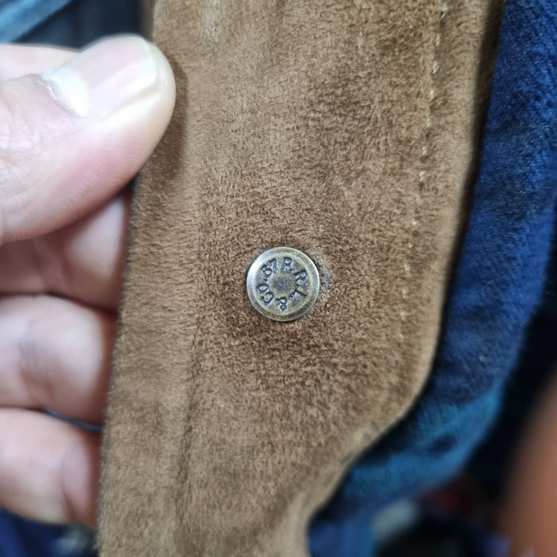 폴로 랄프로렌 스웨이드 자켓 브라운 염소가죽 상품이미지7