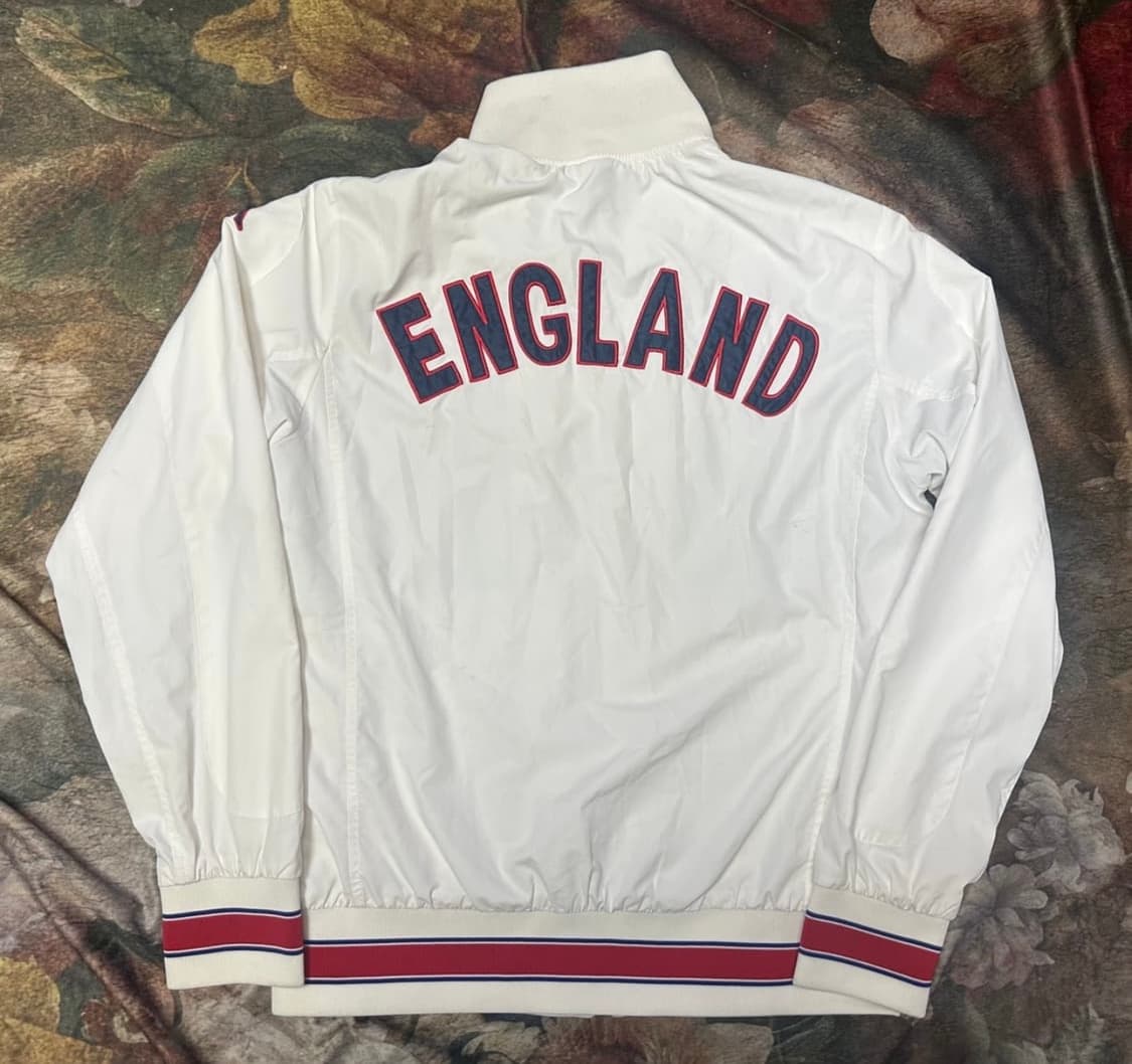 카파 빈티지 올드스쿨 잉글랜드 화이트바람막이 XXL 상품이미지3