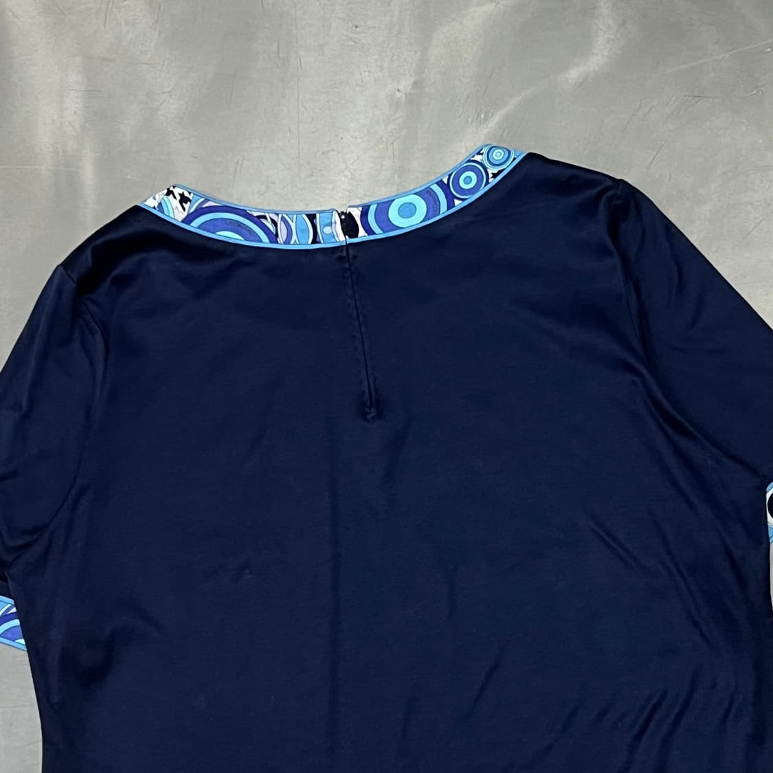  레오나드 패턴 바인딩 반팔티 y15878 상품이미지6