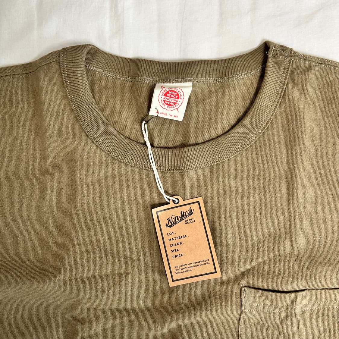 [새상품] 브론슨 포켓 반팔티 올리브 XL 상품이미지2