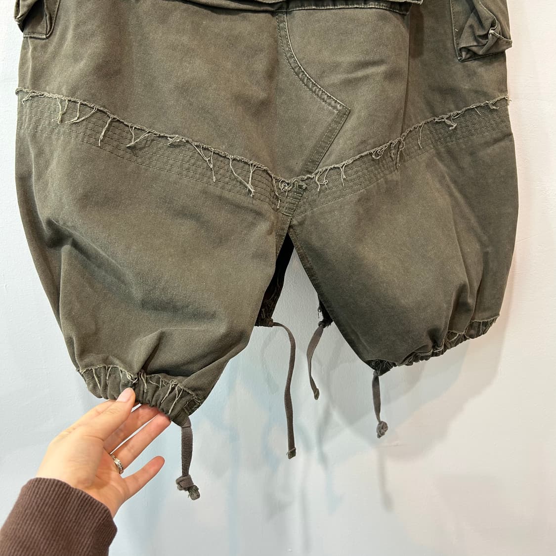 밀리터리 카고 스트링 스커트 상품이미지4