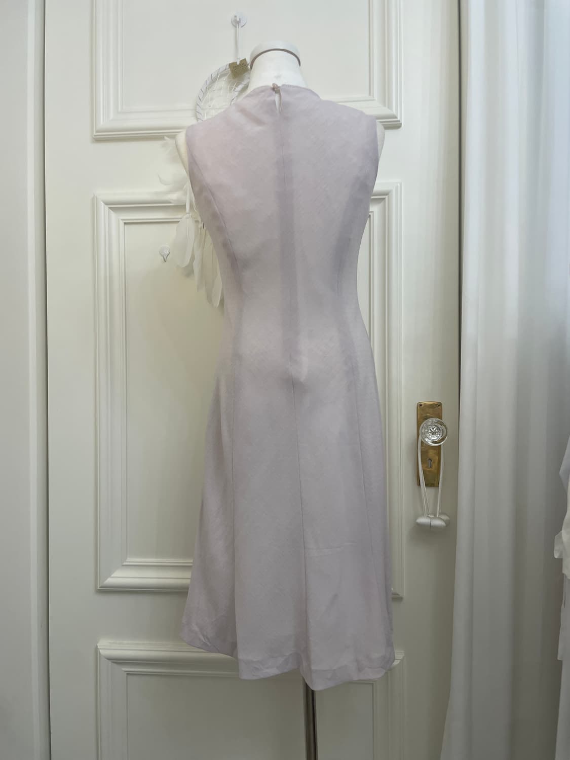 sheer pink lace v-neck princess line bas 상품이미지3