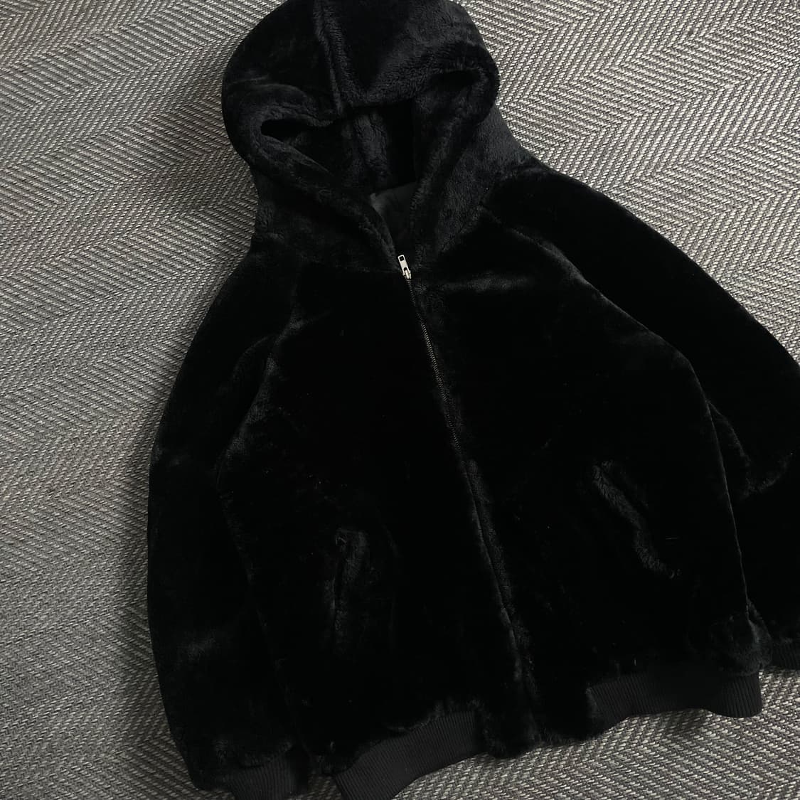 빈티지 y2k 퍼 후드 자켓y 3785 상품이미지1