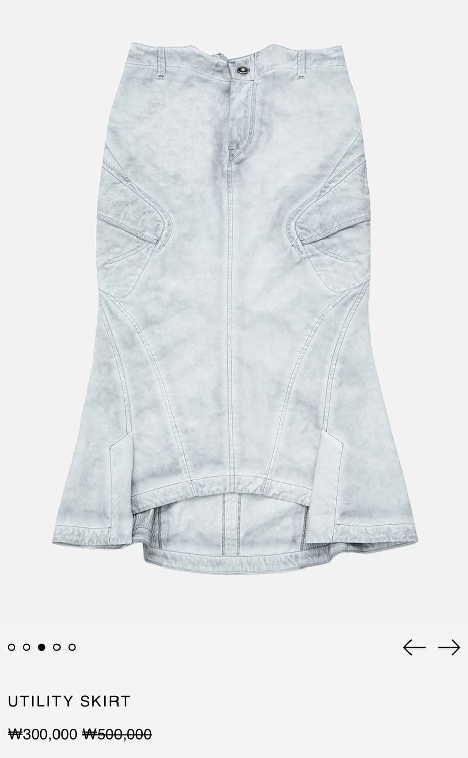 aesynctx 에이시네틱스 UTILITY SKIRT s 상품이미지2