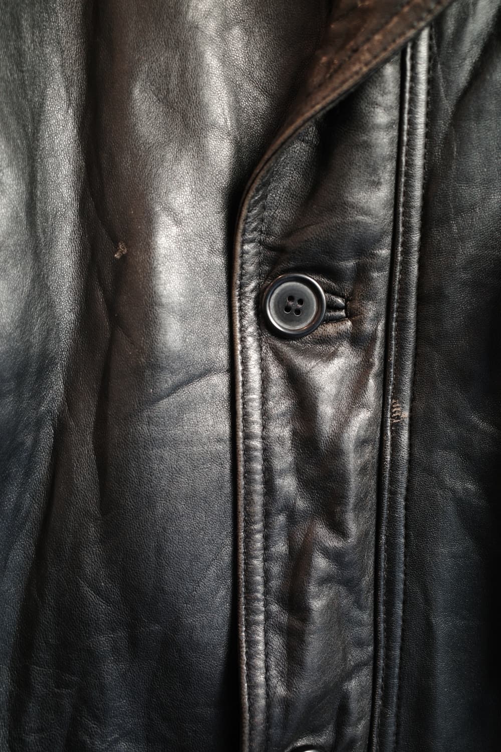 Japan brand 일본 브랜드 싱글 양가죽 코트 상품이미지3