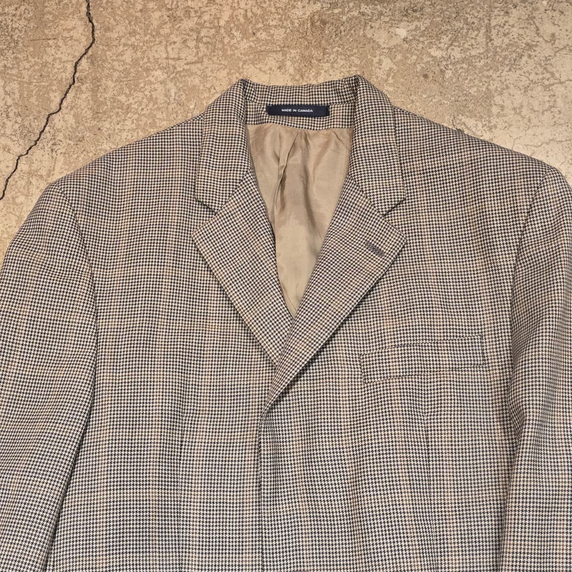 90s CHAPS Ralph Lauren 클래식 하운드투스 체크 재킷 상품이미지2