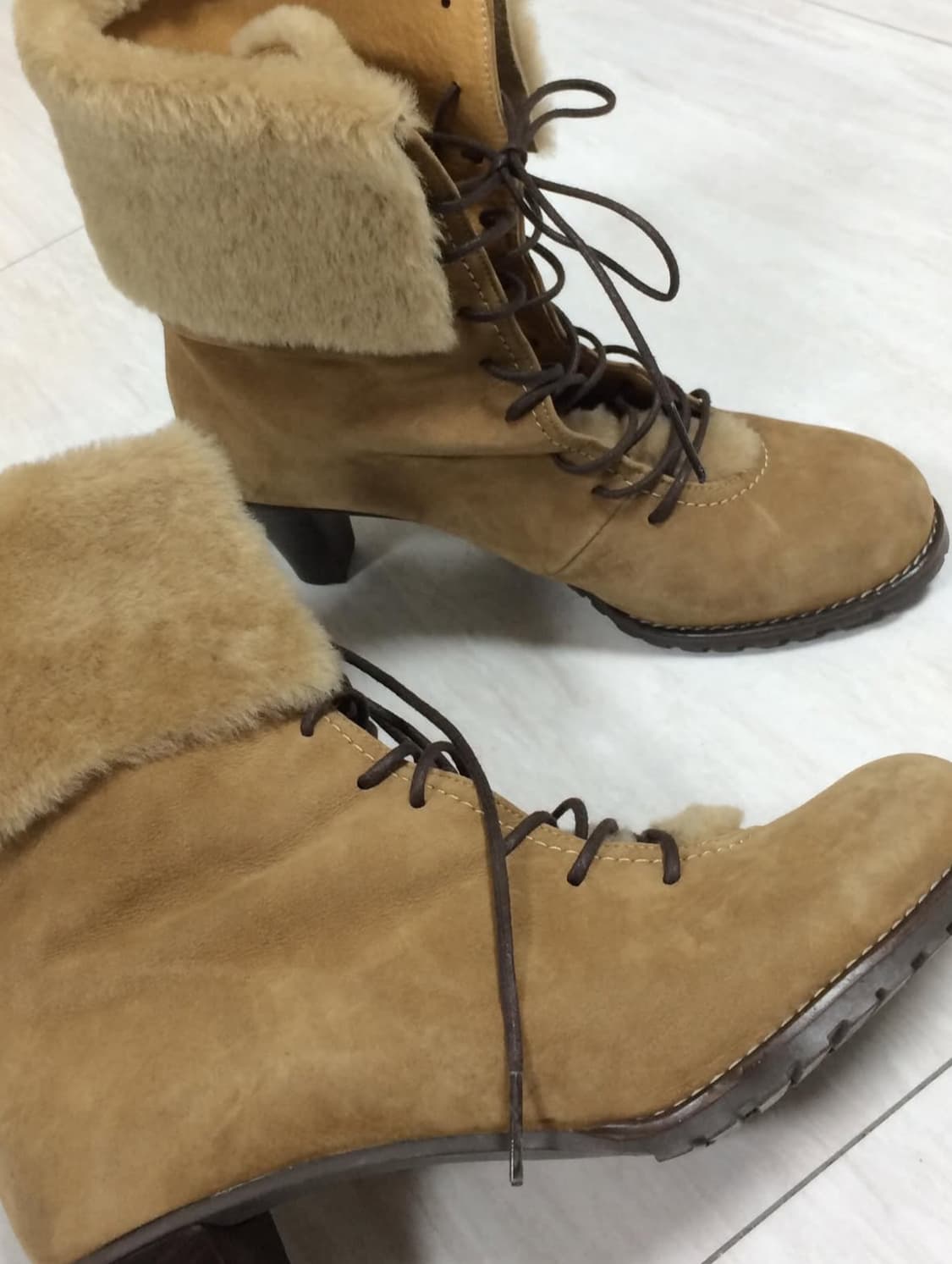 ꧁suede fur boots꧂ 퍼 구두  상품이미지2