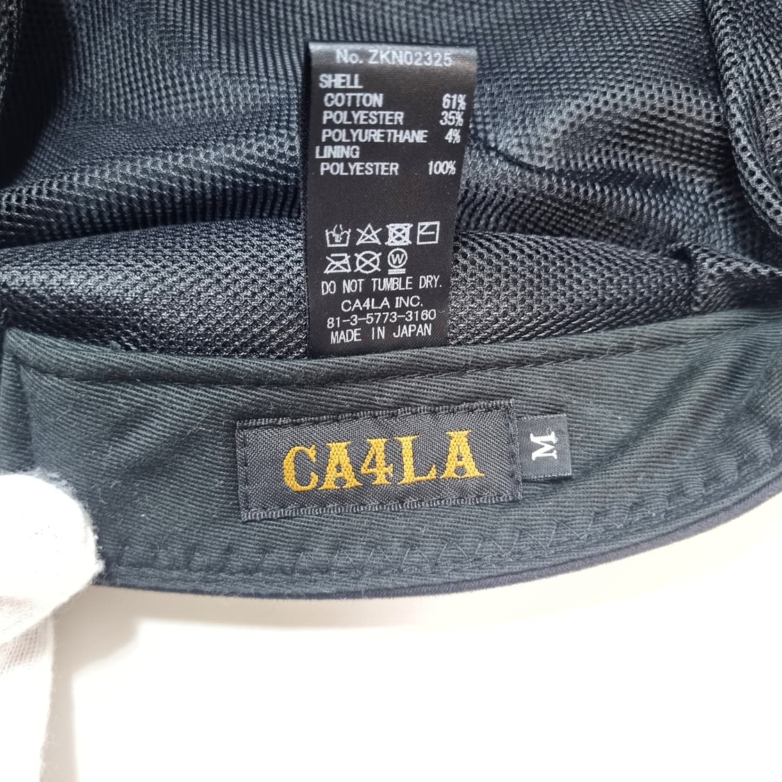 CA4LA 워크캡 블랙 상품이미지7