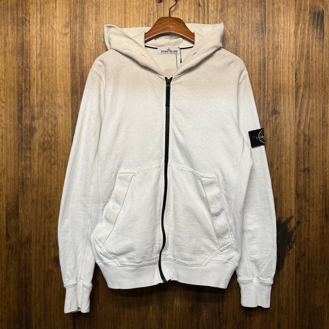 STONE ISLAND wappen hoodie zip up 상품이미지2