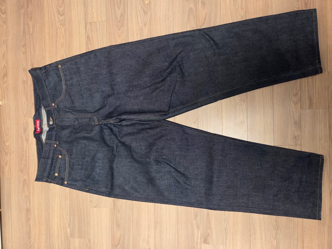 슈프림 리지드 배기 셀비지 진 리지드 인디고 36 상품이미지2