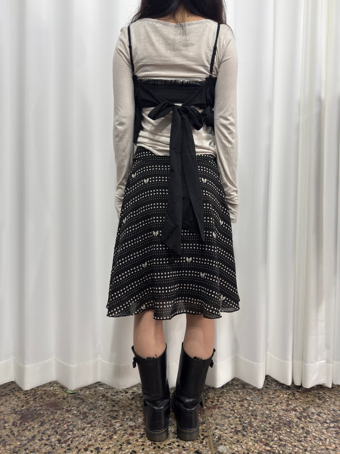 miss J ribbon midi skirt 상품이미지7