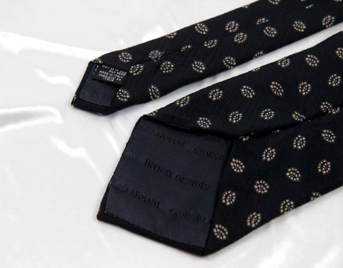 알마니 9.4cm A등급 클래식 남자 명품 넥타이 상품이미지4