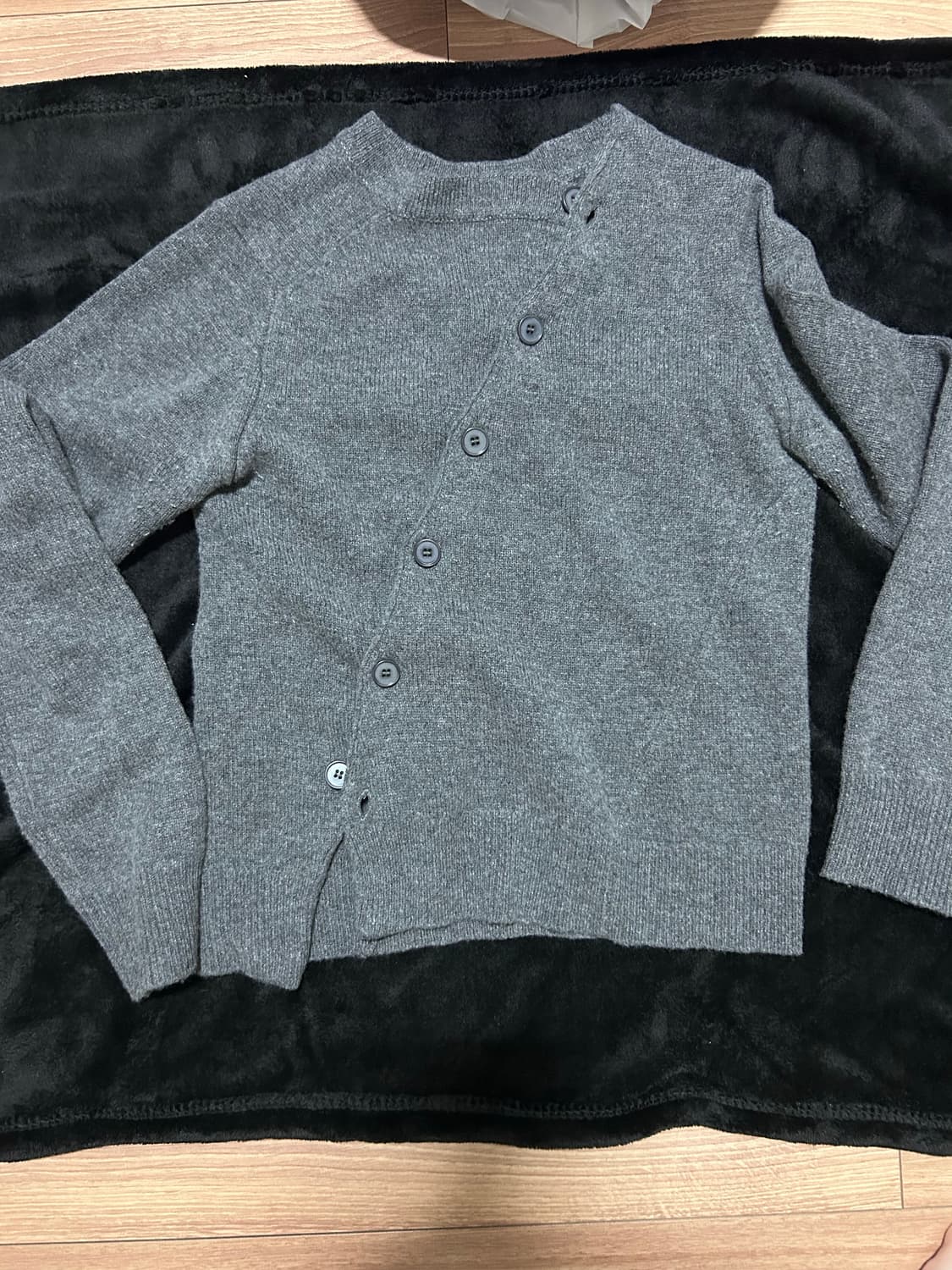 누마레 ee  2 WAY CARDIGAN GREY (S) 상품이미지1