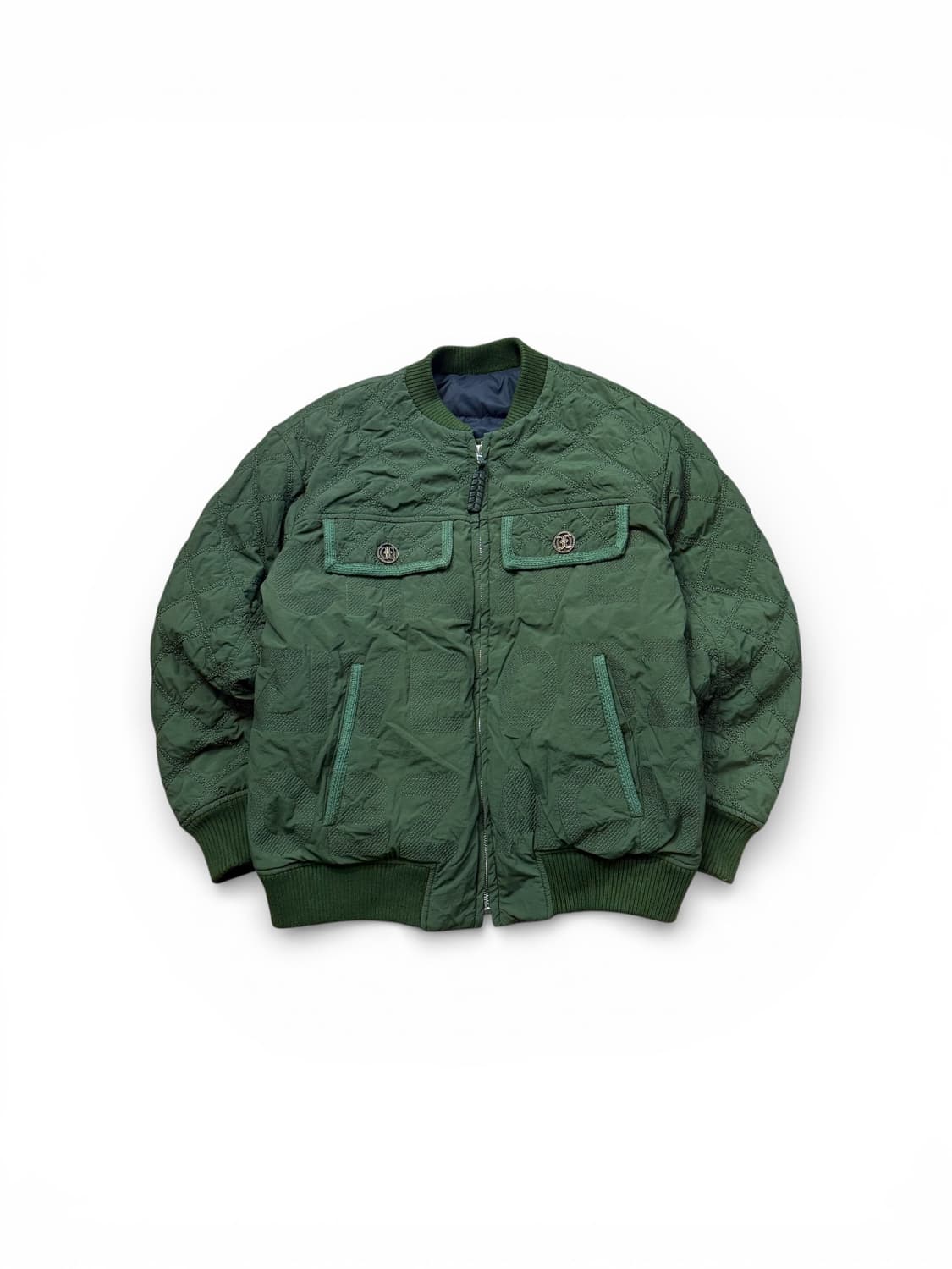 그린 봄버 블루종  상품이미지1