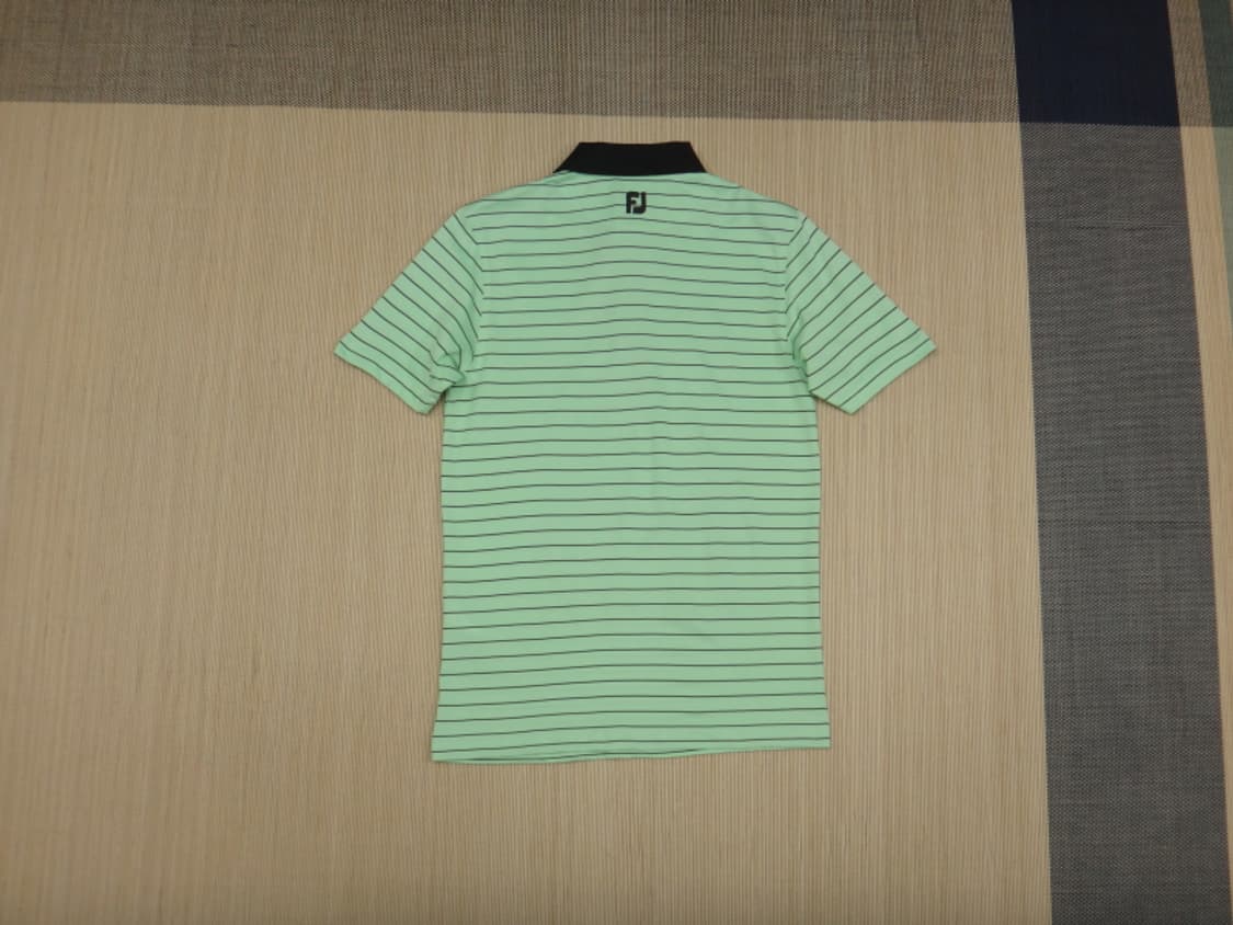 (M) 풋조이 골프 스트라이프 카라넥 반팔 티셔츠 상품이미지2