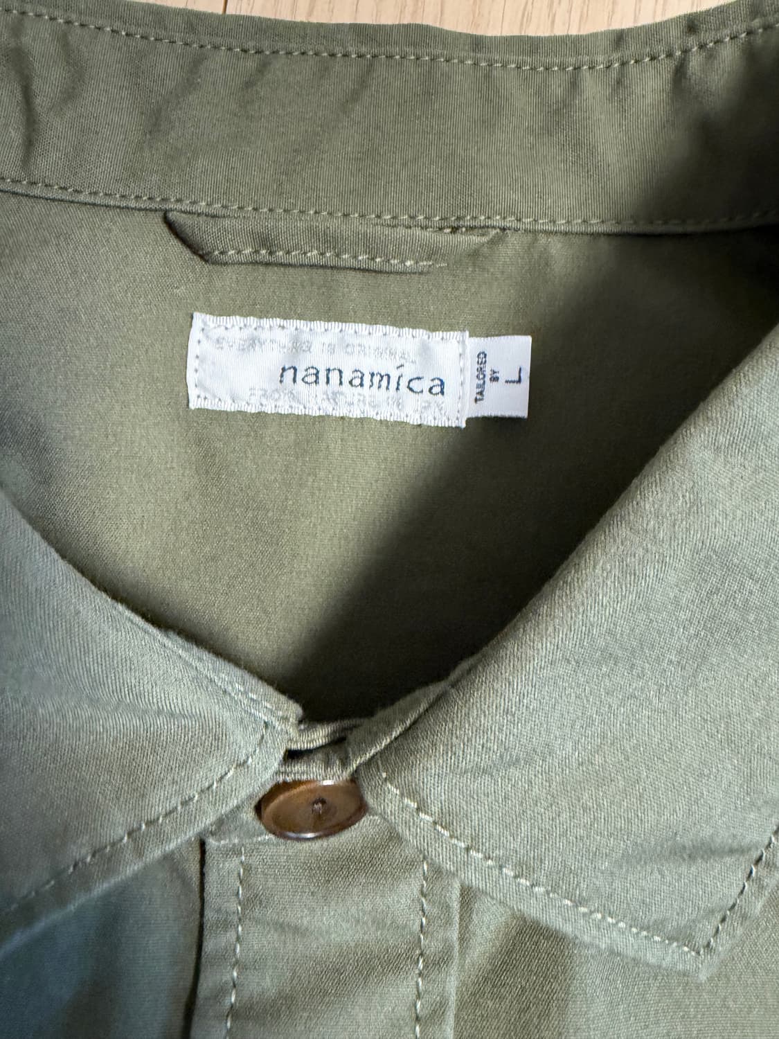 [새제품, L] 나나미카 cpo셔츠 카키 상품이미지3