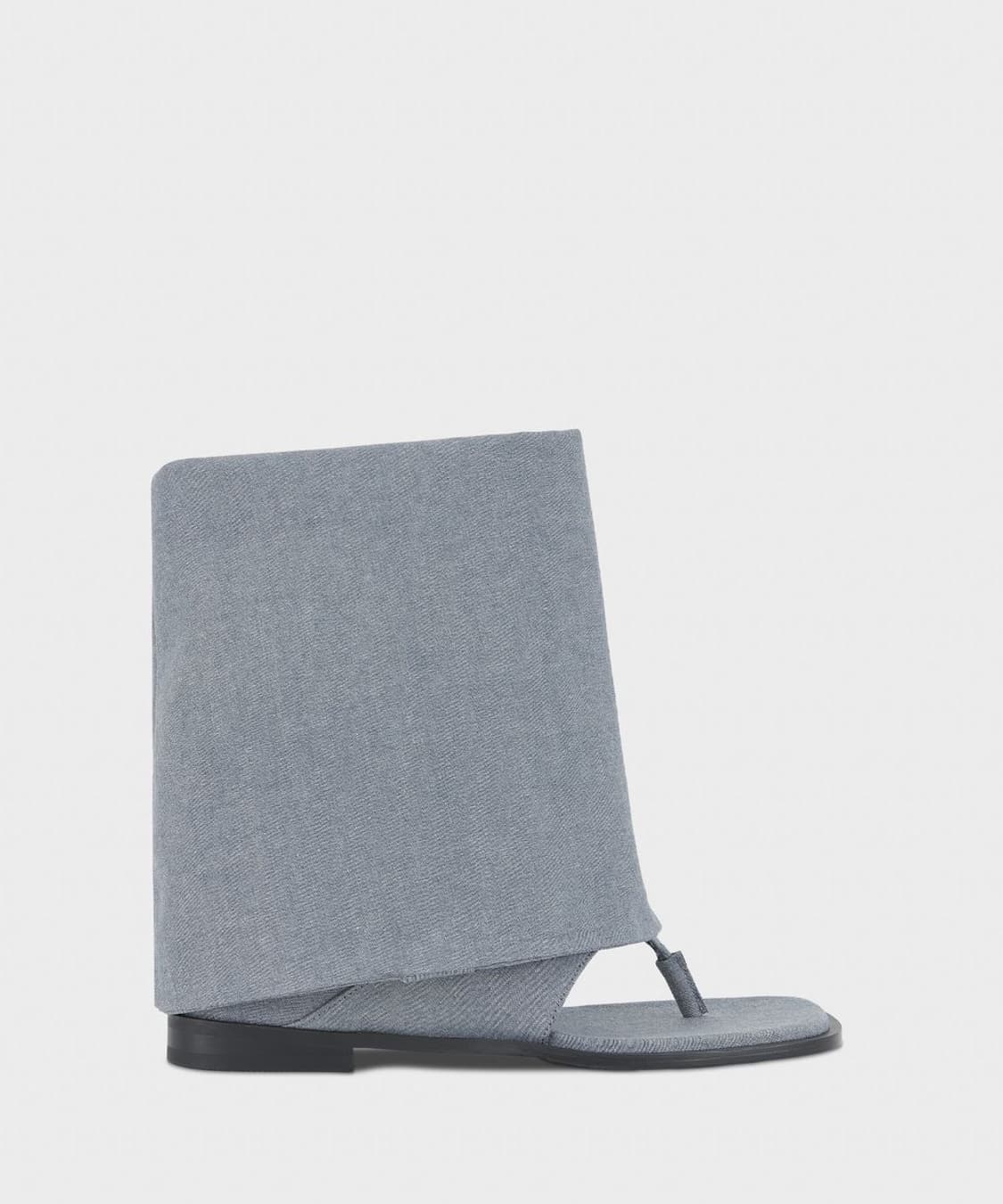 기호 (khiho) 2-WAY SLOUCHY FLIP-FLOP denim 상품이미지2